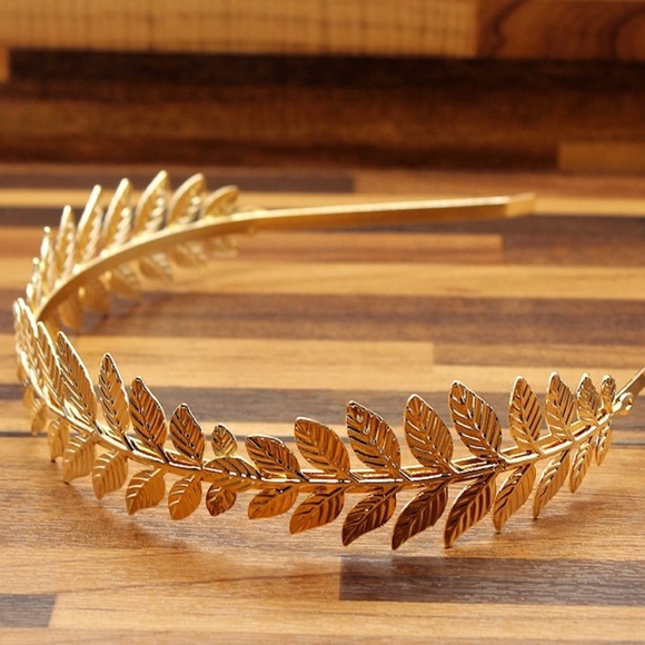 Golden Leaf Headband - Picture 5 of 7